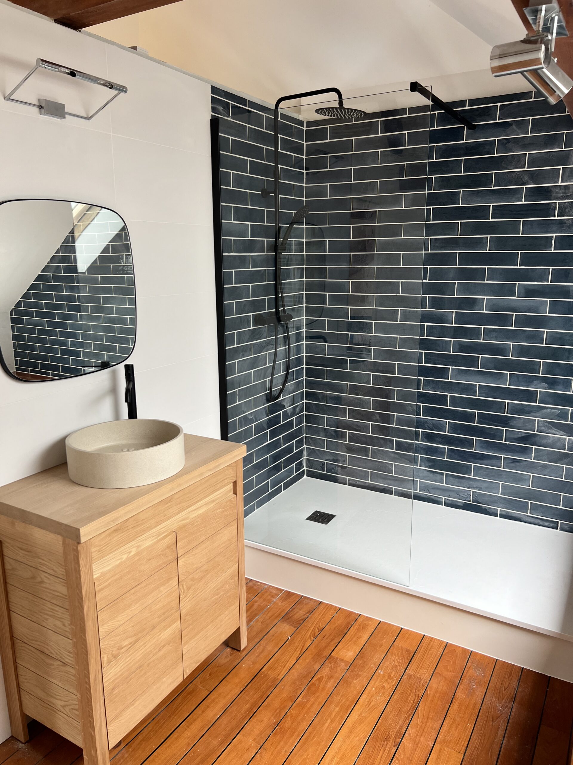 Création d’une douche